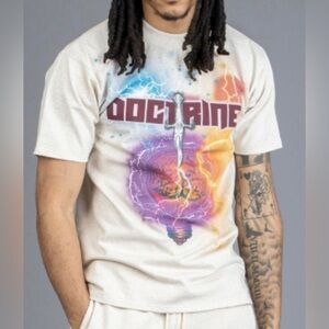 Doctrine graphic tee Sz various